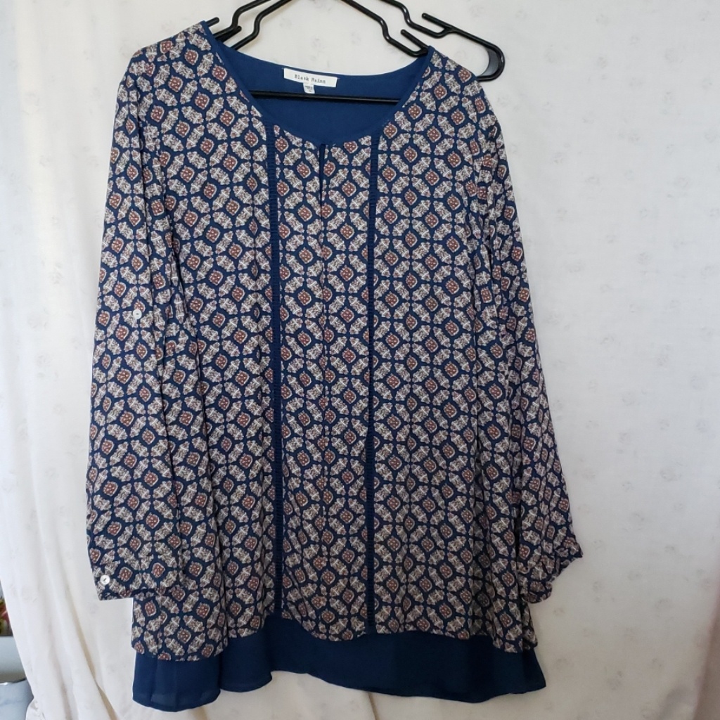 Plus Size Polyester Blouse